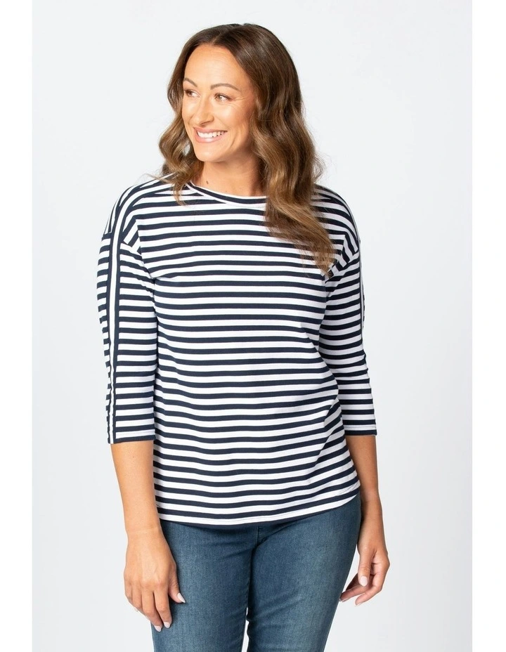 Line Up Stripe Top in Multi