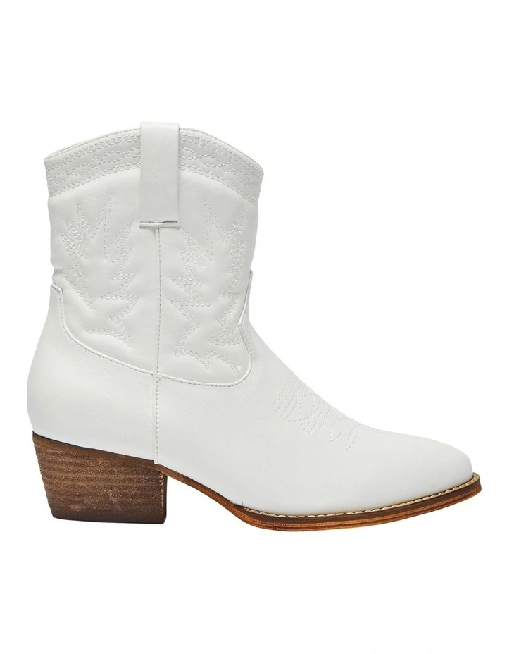 Texas Western Boots in White