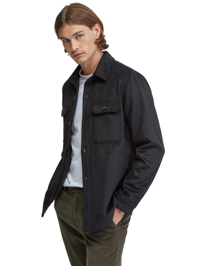 Orlando Wool Rich Jacket in Black