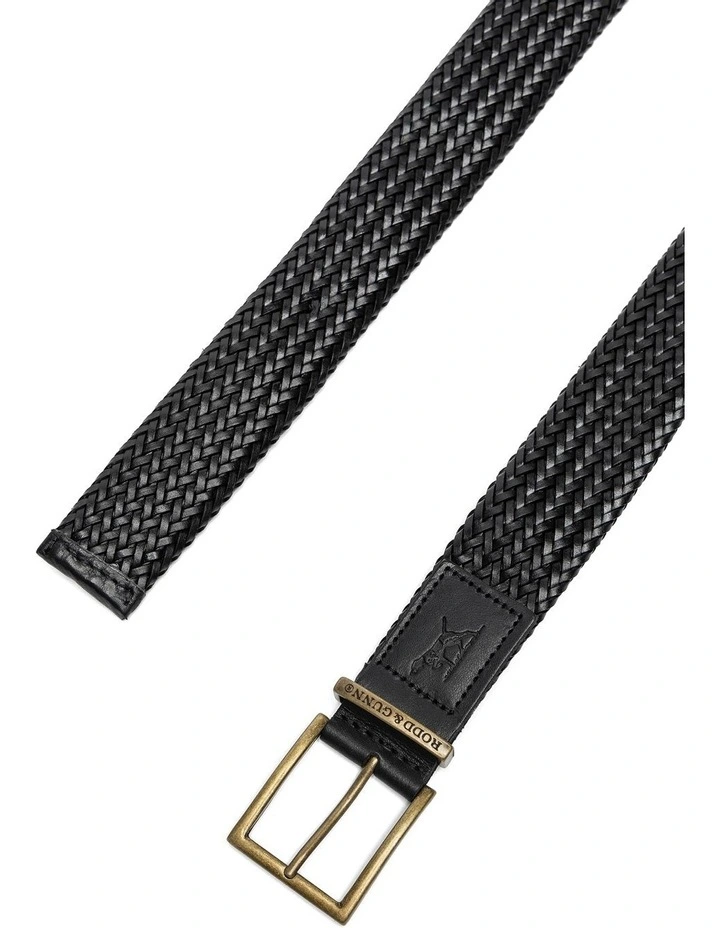 Waverly Weave Belt in Black