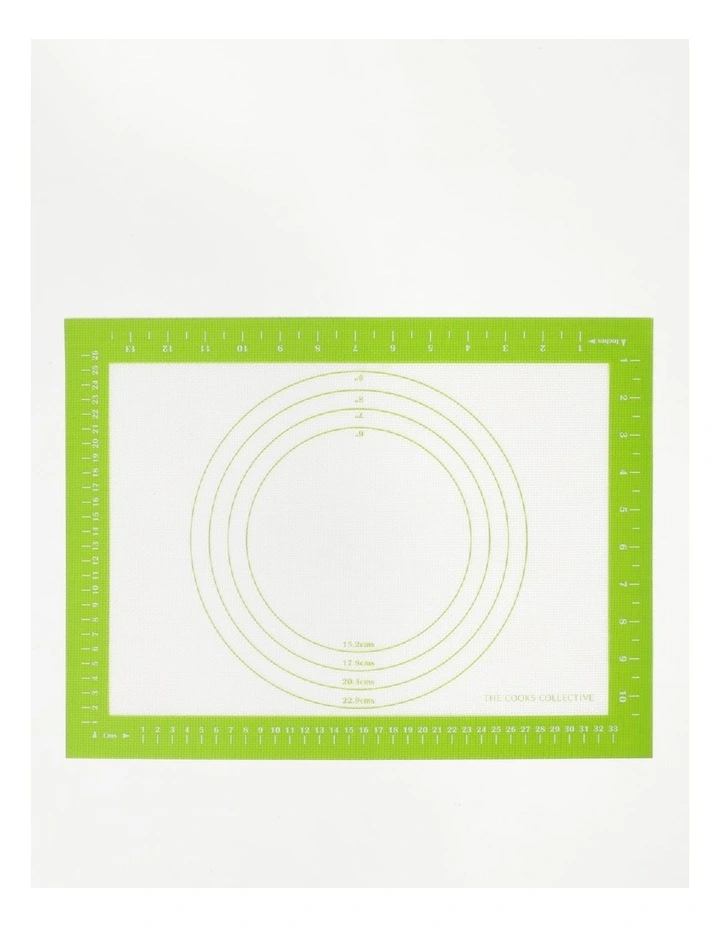 Baking Mat with Measurements in Green