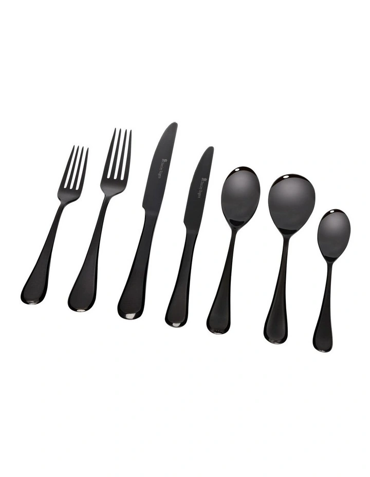 Chelsea 56 Piece Cutlery Set in Onyx