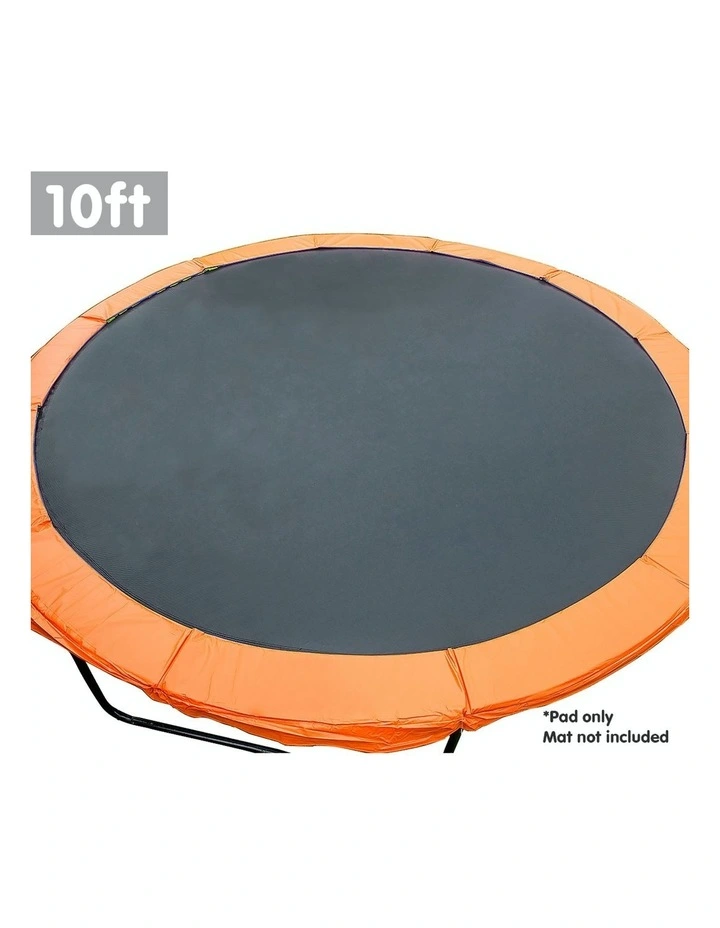Replacement Trampoline Pad Reinforced Outdoor Round Spring Cover 10ft Orange