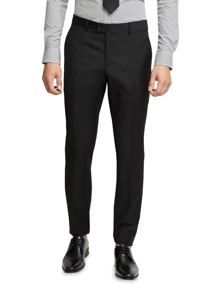 Dinner Suit Trousers with Side Tape in Black