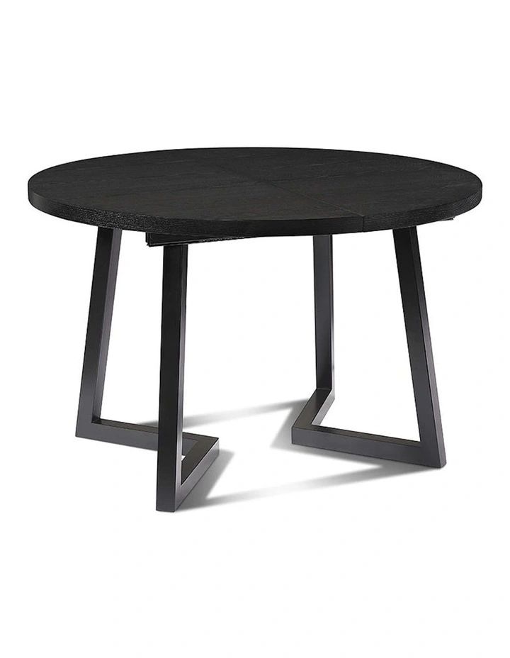 Novah Extendable Dining Table 120-200cm in Black