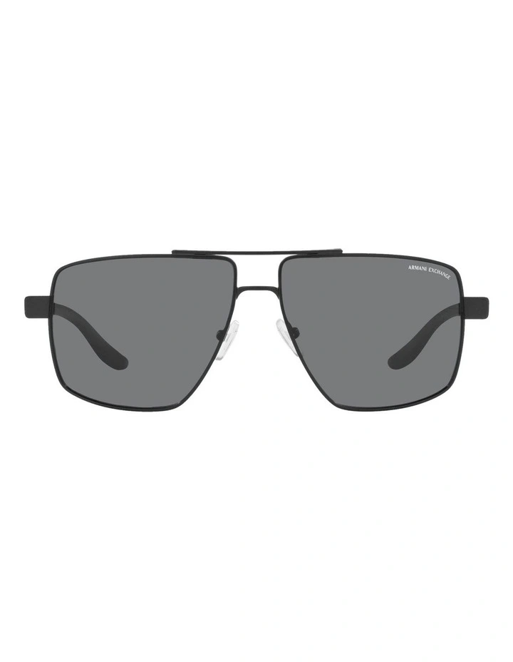 Polarised AX2037S Sunglasses in Black