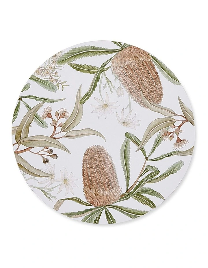 Marysville Round Placemat Set of 4 in Green