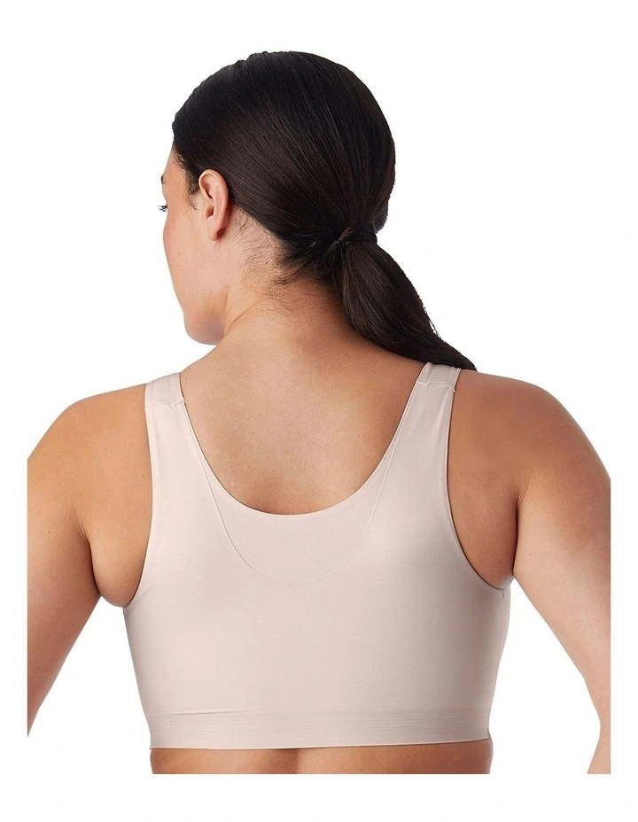 Skin Benefit Crop Top Style Bra With Aloe in Cameo Rose