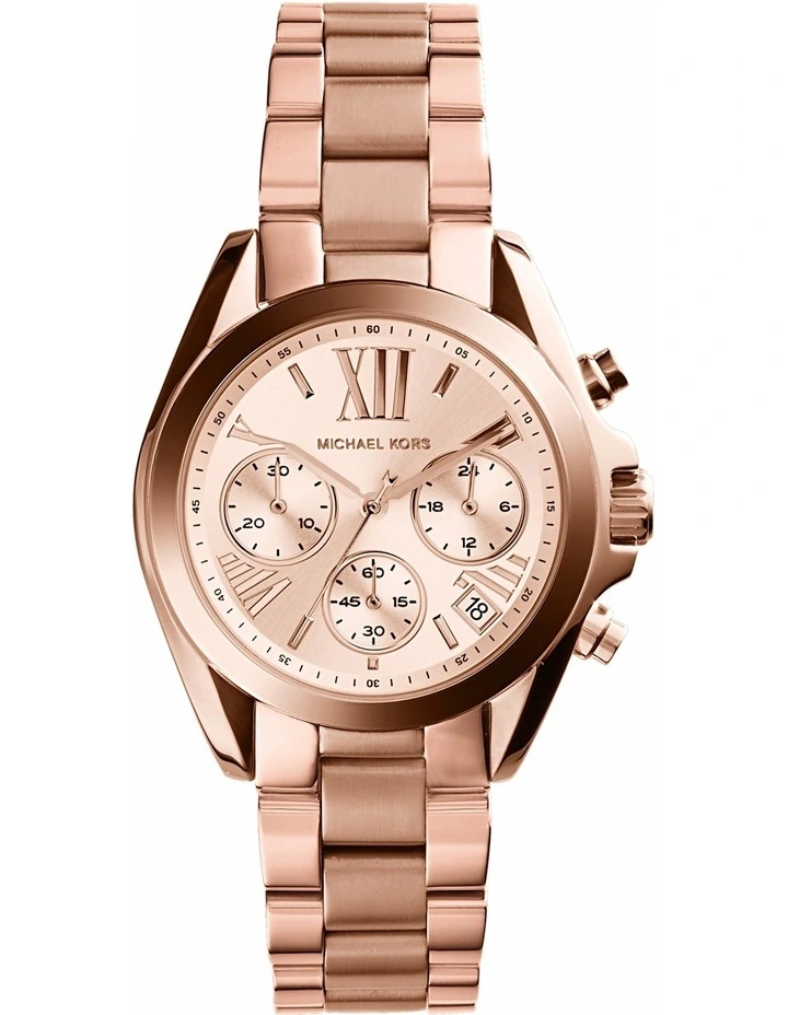 Bradshaw Rose Gold Chronograph Watch MK5799