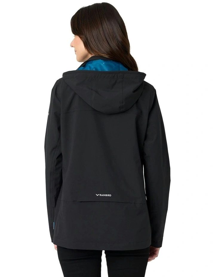 Halley Waterproof Shell Jacket in Black