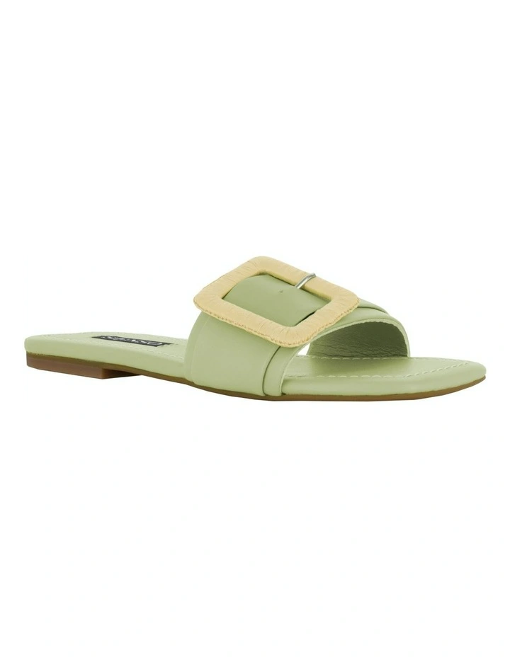 Hart II Flat Sandals in Green