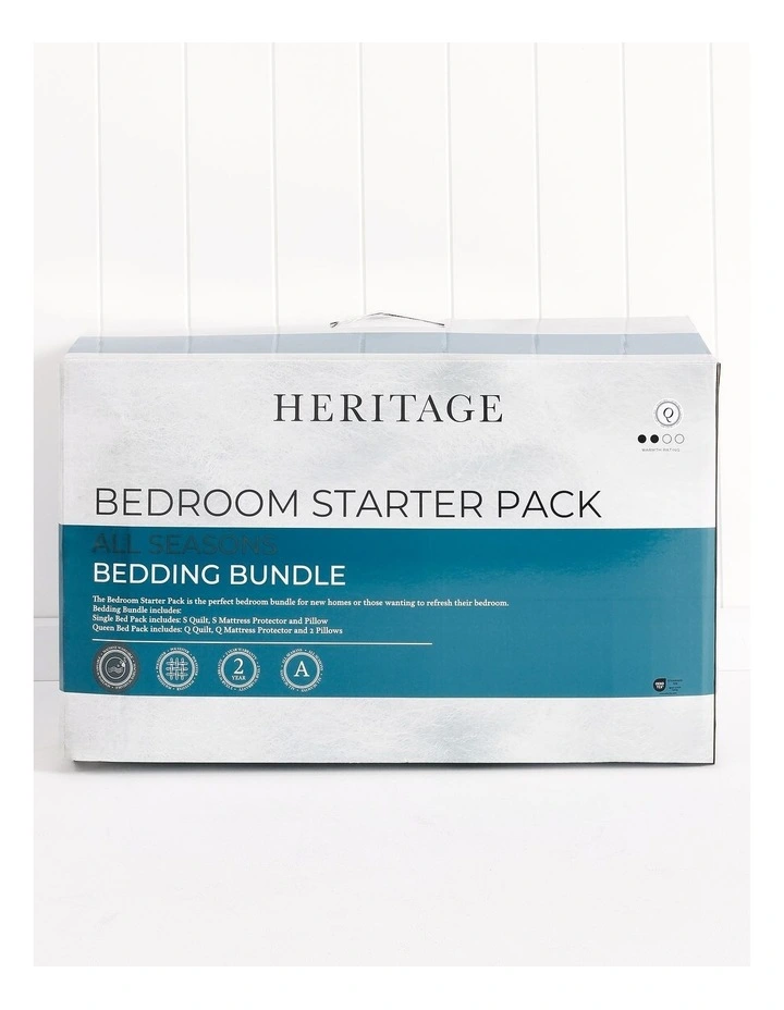 Bedroom Starter Pack in White