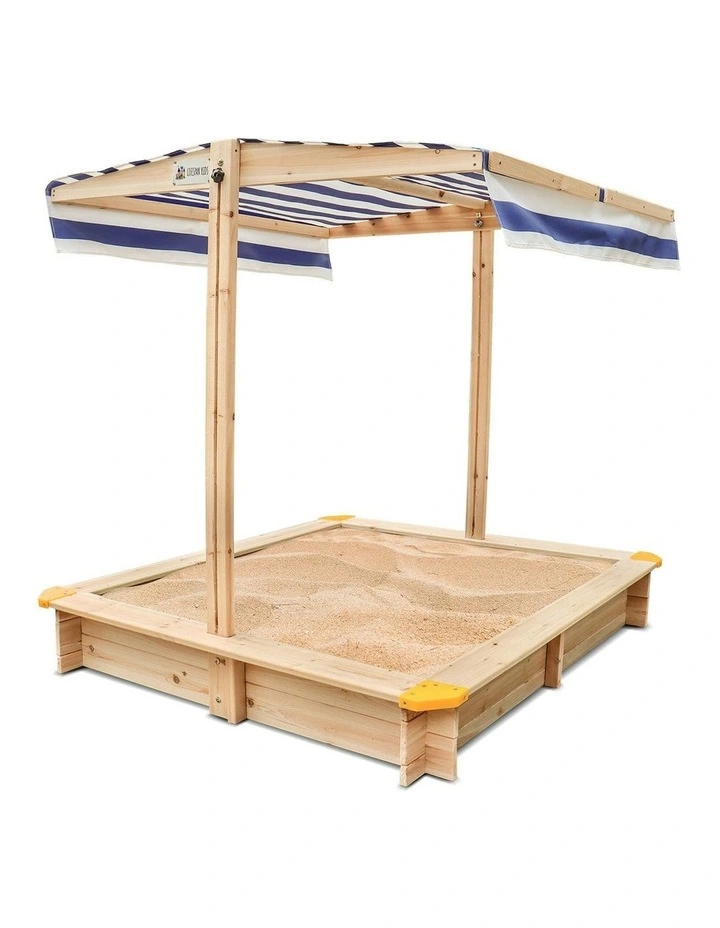Joey Sandpit with Canopy in Brown