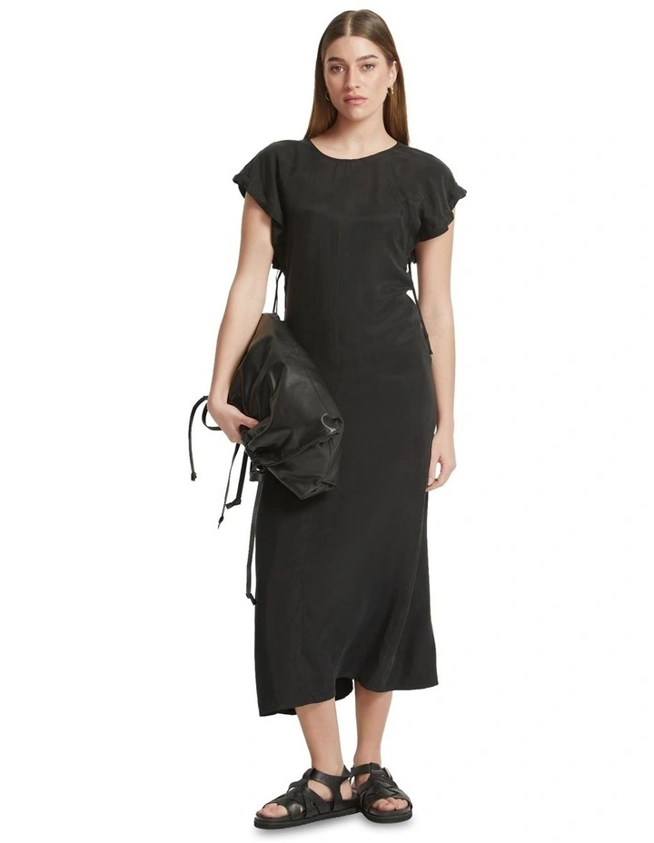 Fleur Fluid Dress in Black