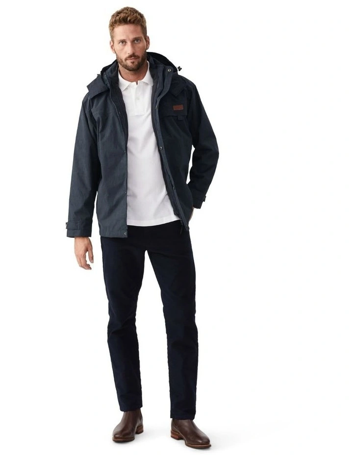 Rockley Jacket in Navy Ironbark