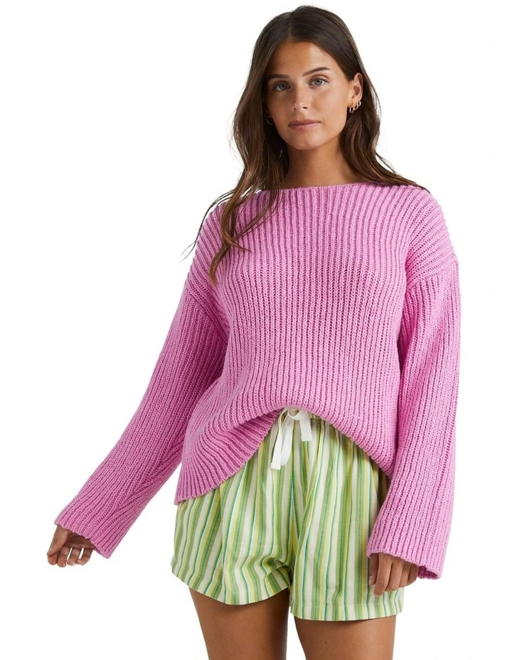 Moon Wave Sweater in Lush Lilac