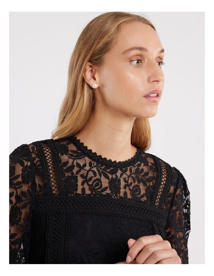 Sophina Top in Black