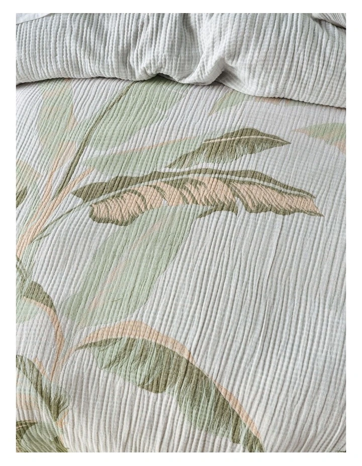 Selena Quilt Cover Set in Cloud