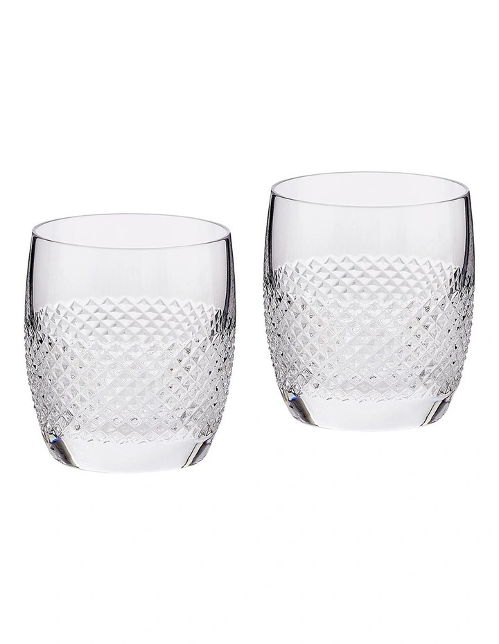 Vera Wang Diamond Mosaic Tumbler 260ml Set of 2