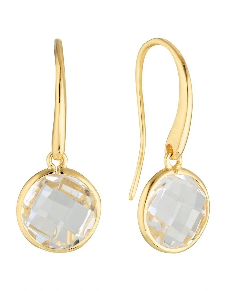 Lucent Gold Large Hook Earring