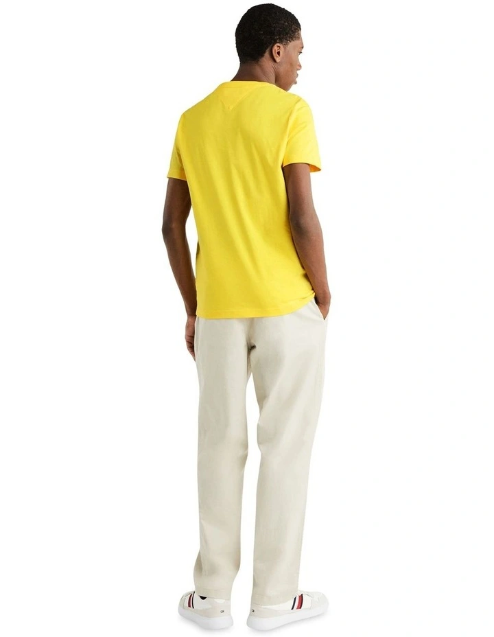 Essential Cotton Tee in Yellow