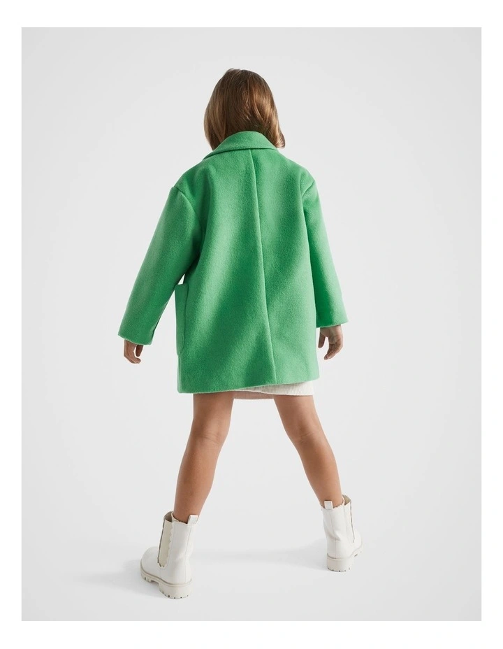 Classic Coat in Apple Green