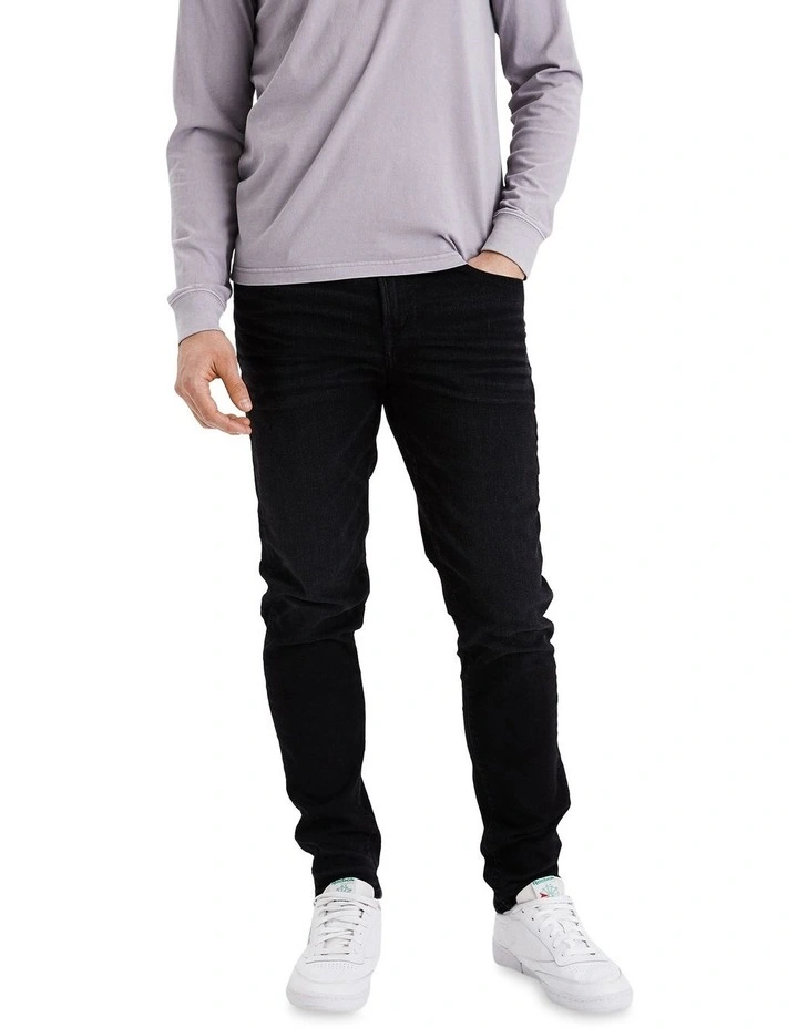 AirFlex Athletic Fit Jean in Black