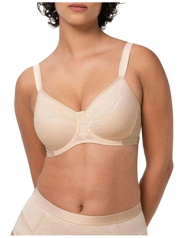 Airy Sensation Minimiser Bra in Nude Beige