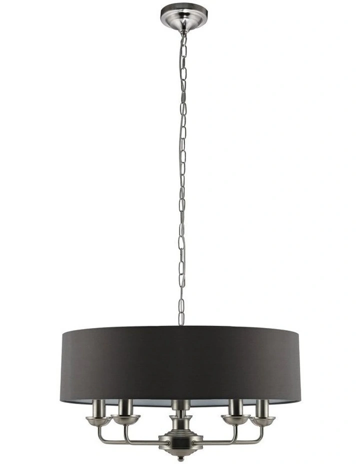 Beata Chandelier Light Large Satin Nickel