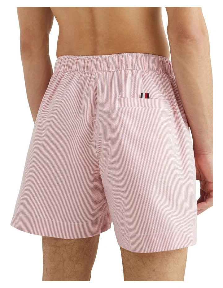 Original Ithaca Stripe Swim Short in Red