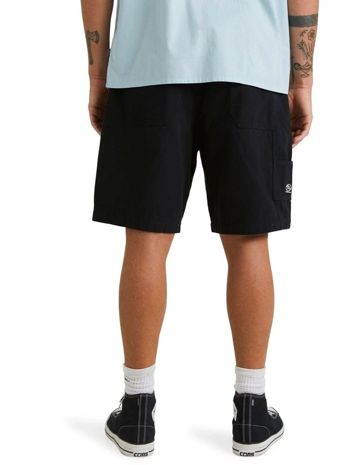 Modular 20 Inch Carpenter Walk Shorts in Black