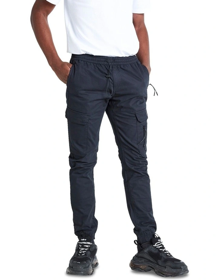 Cuffed Cargo in Black