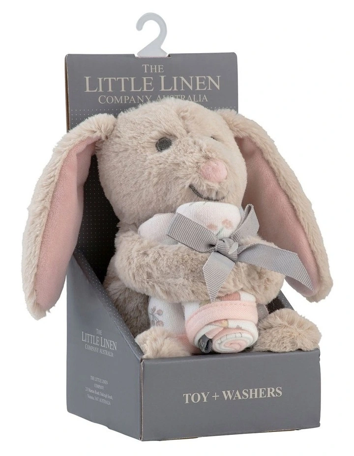 Plush Toy & Washers Harvest Bunny