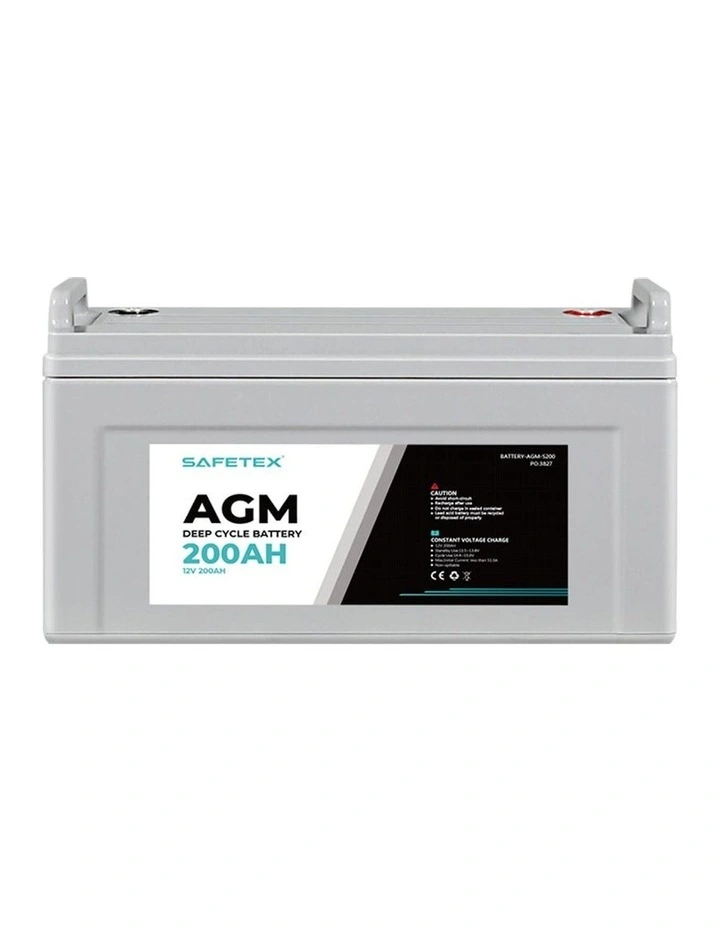12V 200Ah AGM Deep Cycle Lead Acid SLA Battery