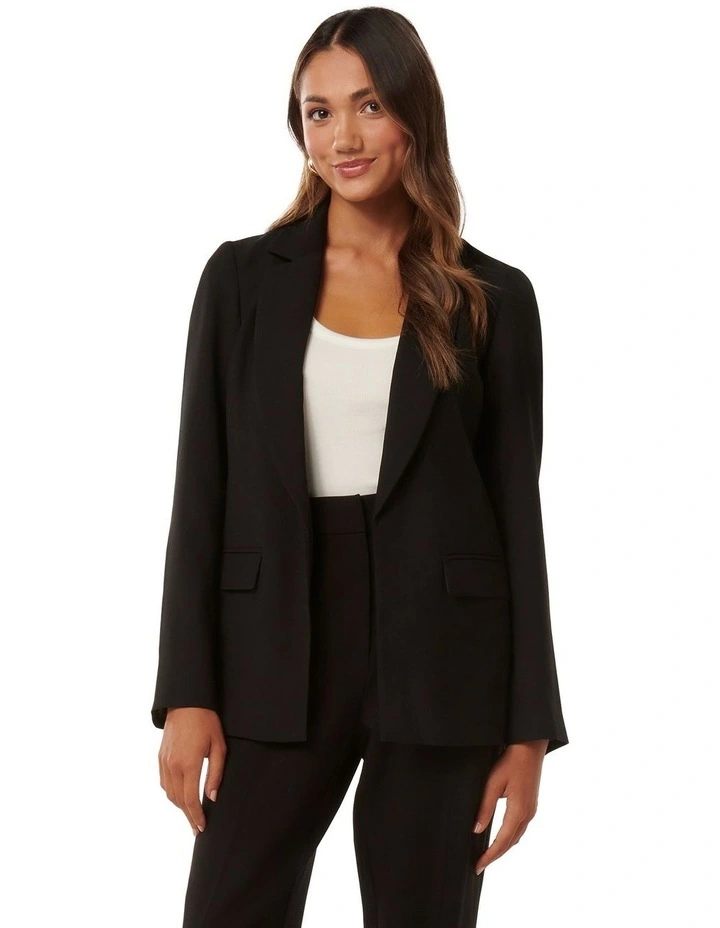 Mason Boyfriend Blazer in Black