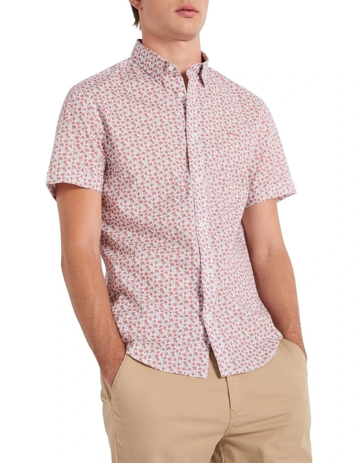 Hudson Smart Shirt in Sunburn Multi
