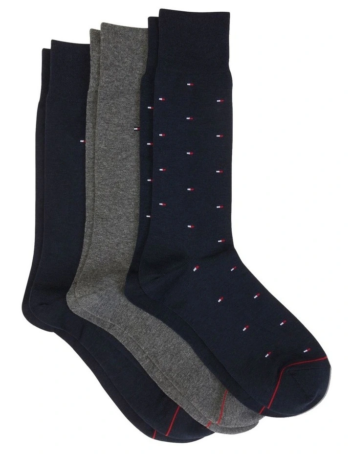 Dress Socks 3 Pack in Multi