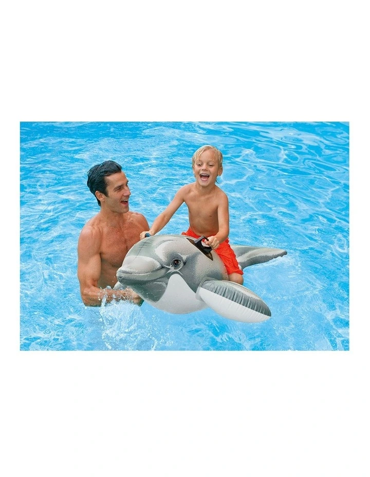 Dolphin Ride-On Inflatable Pool Float