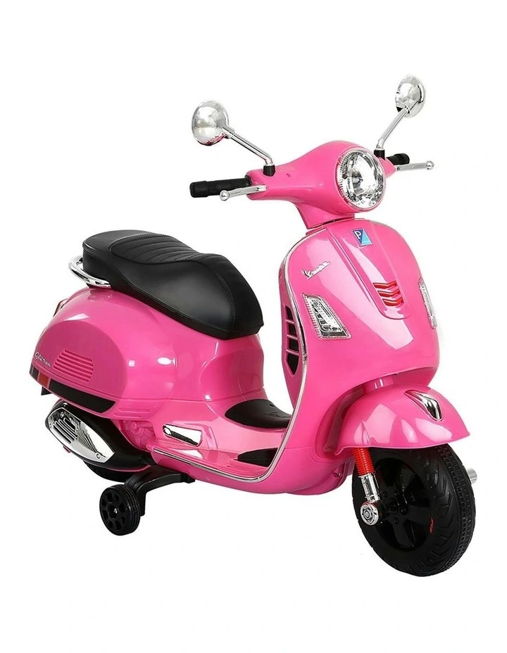 Electric Vespa GTS Ride-On Motorcycle in Pink