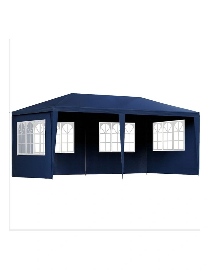 Outdoor Gazebo 3x6 6 Panel in Blue