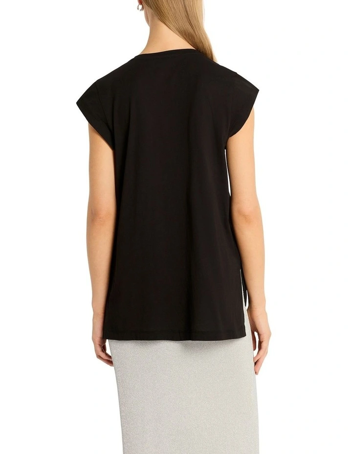 Madame Lou Lou Tee in Black
