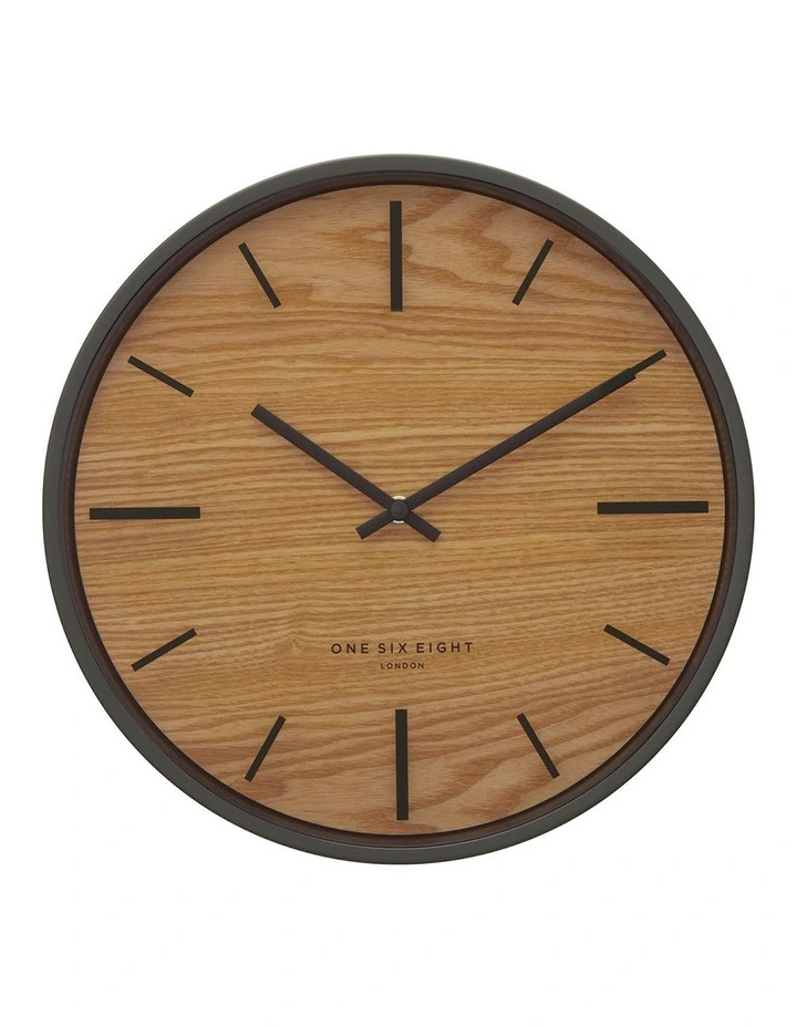 Willow Charcoal 50Cm Silent Wall Clock