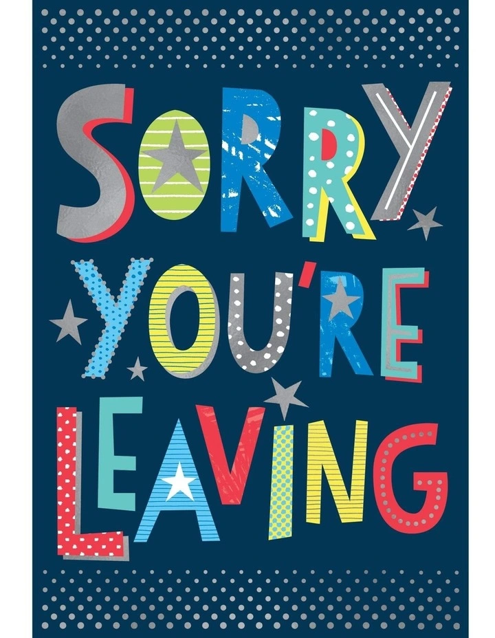 Large Card Leaving Job, Whoo Hoo
