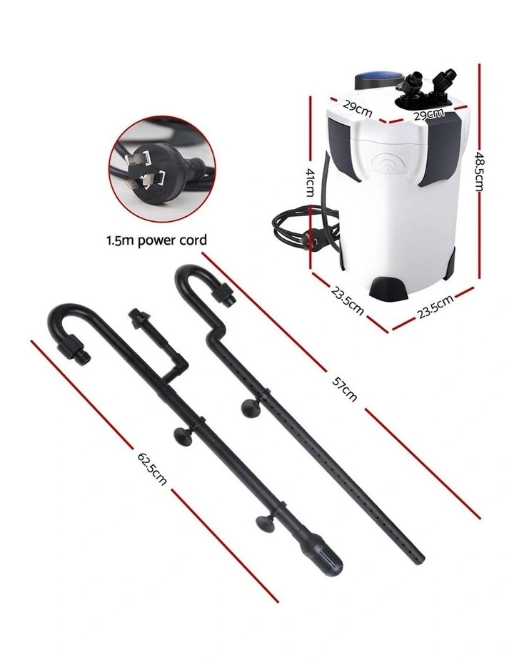 External Aquarium Filter 1850L