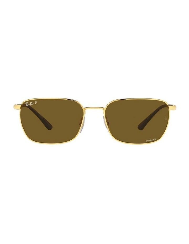 RB3684 Chromance Gold Polarised Sunglasses