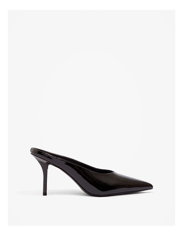 Kyra Heel in Black Patent