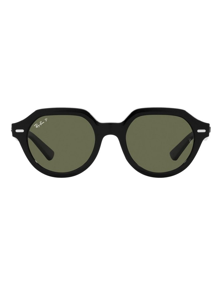 Gina Polarised Sunglasses in Black