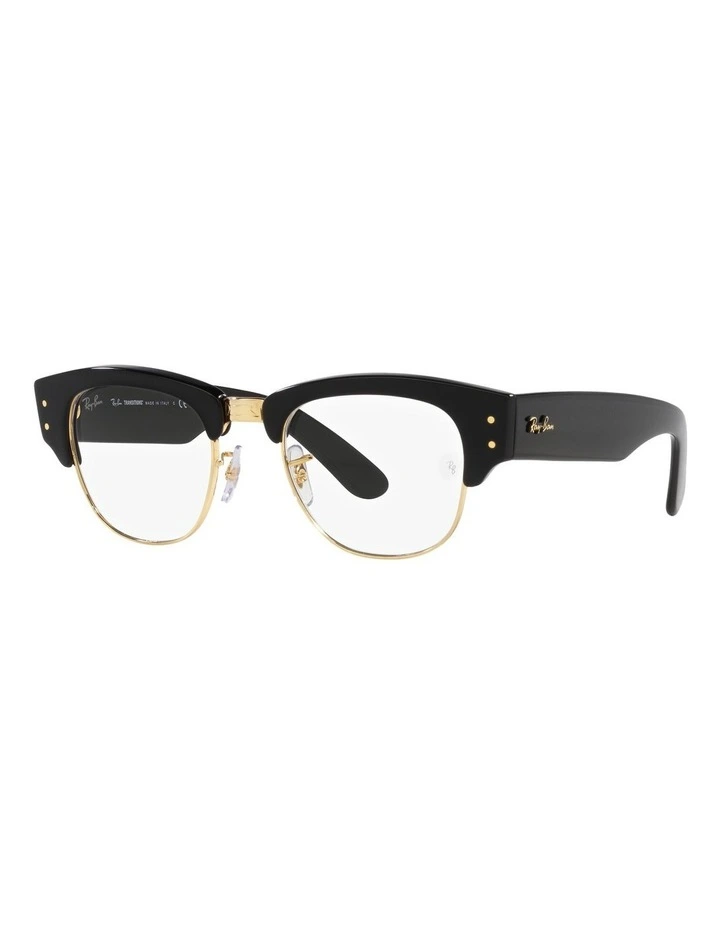 Mega Clubmaster Transitions Sunglasses in Black
