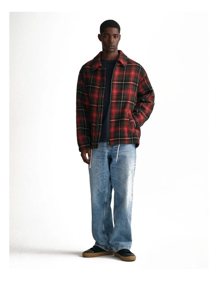 Slim Fit Archive Shield Long Sleeve T-shirt in Evening Blue