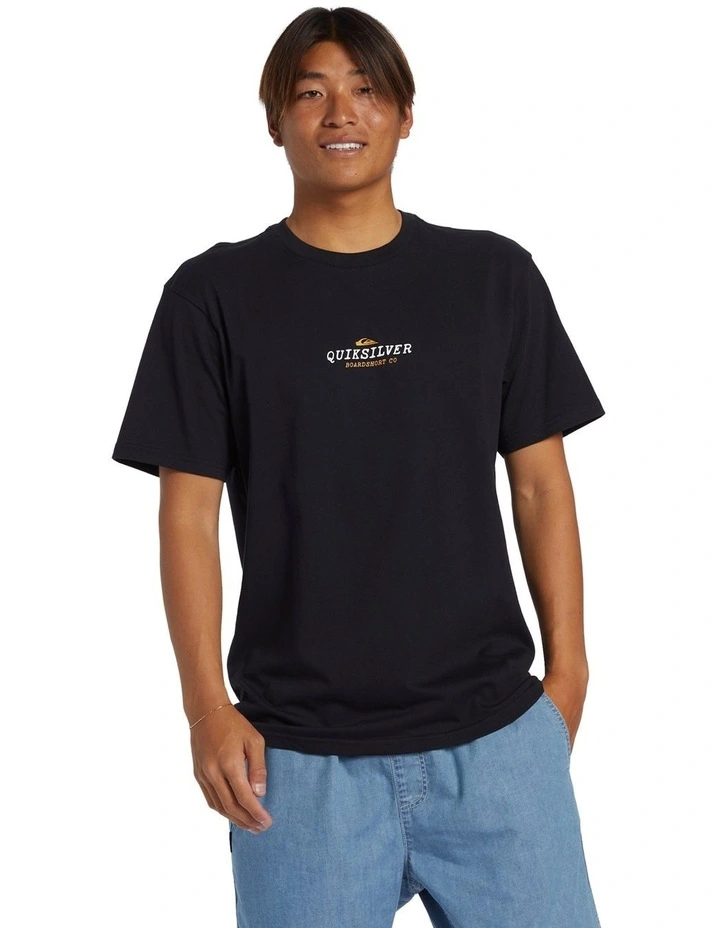 Hibiscus Short Sleeve T-Shirt in Black